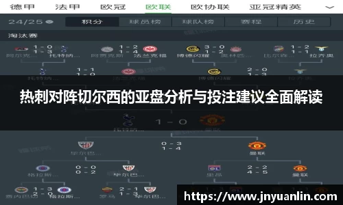 热刺对阵切尔西的亚盘分析与投注建议全面解读